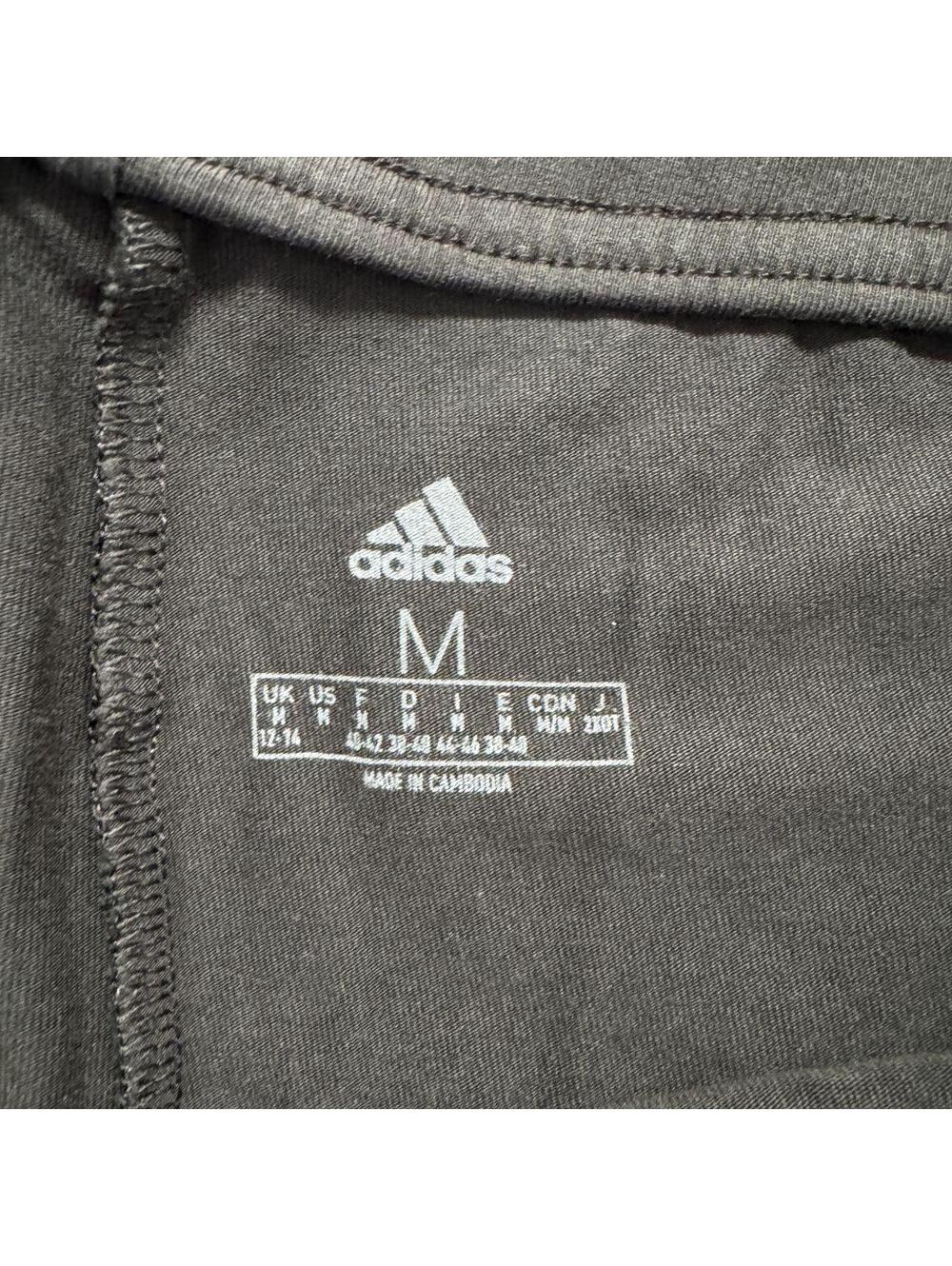 adidas women's athletic biker shorts black classic 3‑Stripe Size M - Picture 4 of 8
